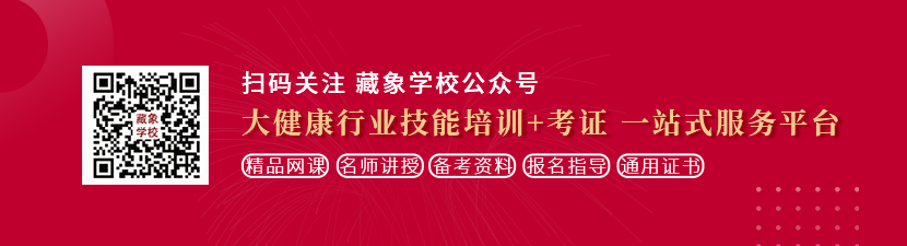 艹骚b想学中医康复理疗师，哪里培训比较专业？好找工作吗？